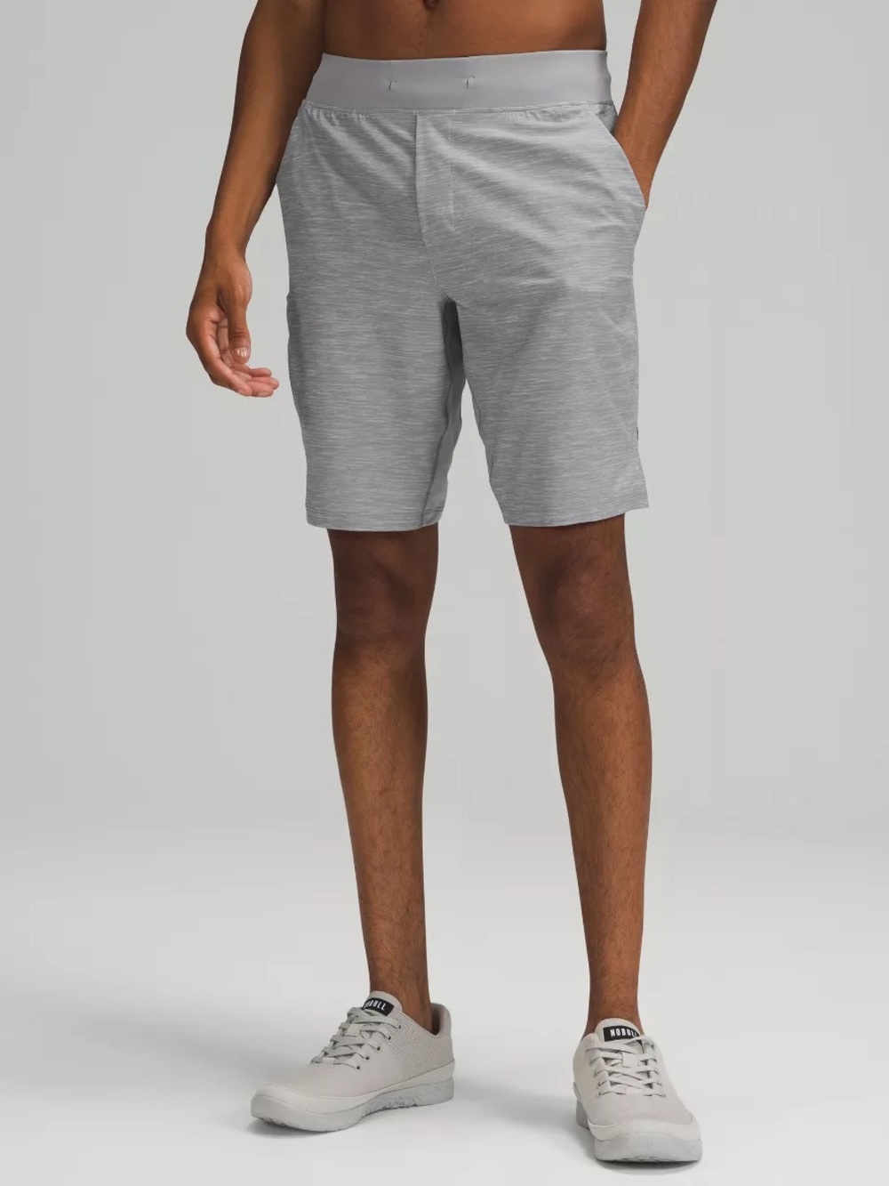 Lululemon Men's T.H.E. Short - 9" Linerless - Size Medium - Light Gray - Summer - Picture 8 of 9